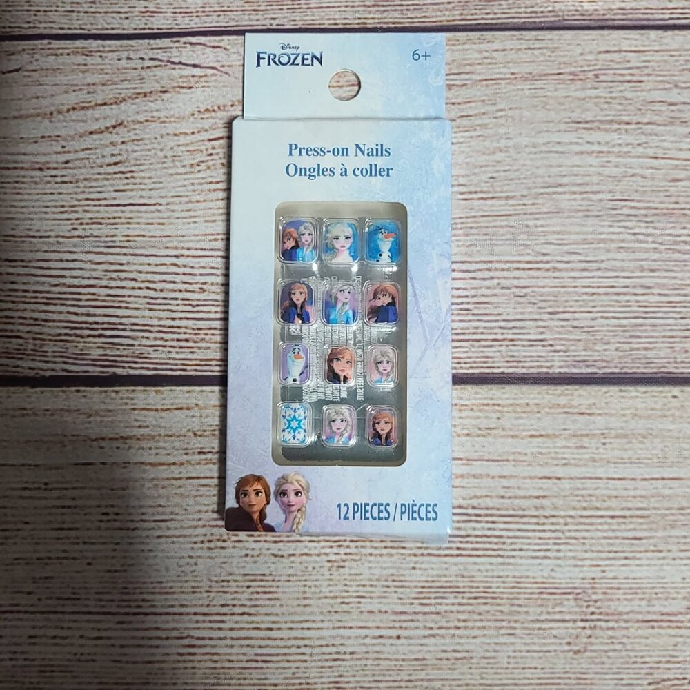 Disney Frozen Press-On Nails Set - NEW